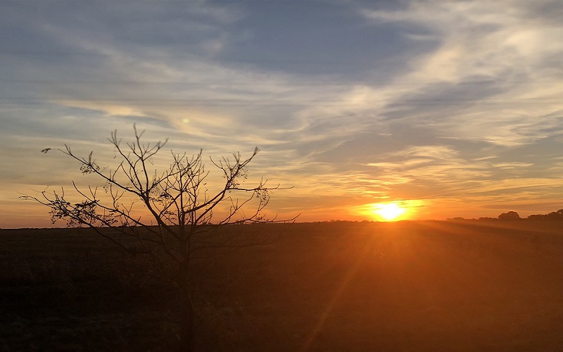 atardecer