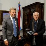 Frigerio saludó al arzobispo Puiggari, quien se despide de su servicio pastoral en Entre Ríos