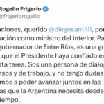 Frigerio saludó a Santilli por su nombramiento como ministro del Interior